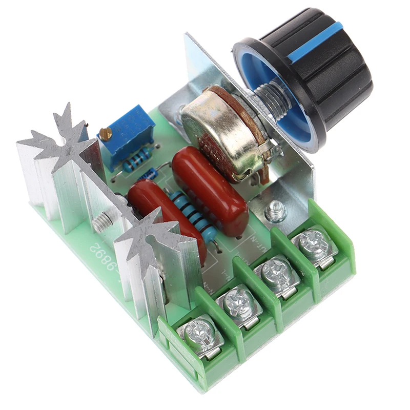 속도 컨트롤러 조광기 SCR 전압 조정기 온도조절기 도구, 50-220V, 2000W, 1PC