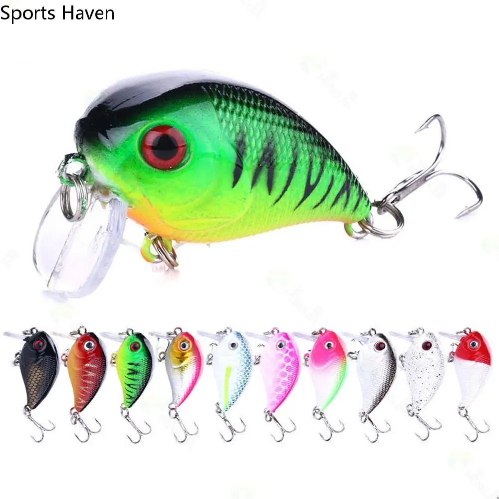 

1PCS Quality Crankbait Simulation Fishing Lure 4.5cm 7g Jerkbait Floating Hard Bait Bass Carp Pesca Fishing Tackle