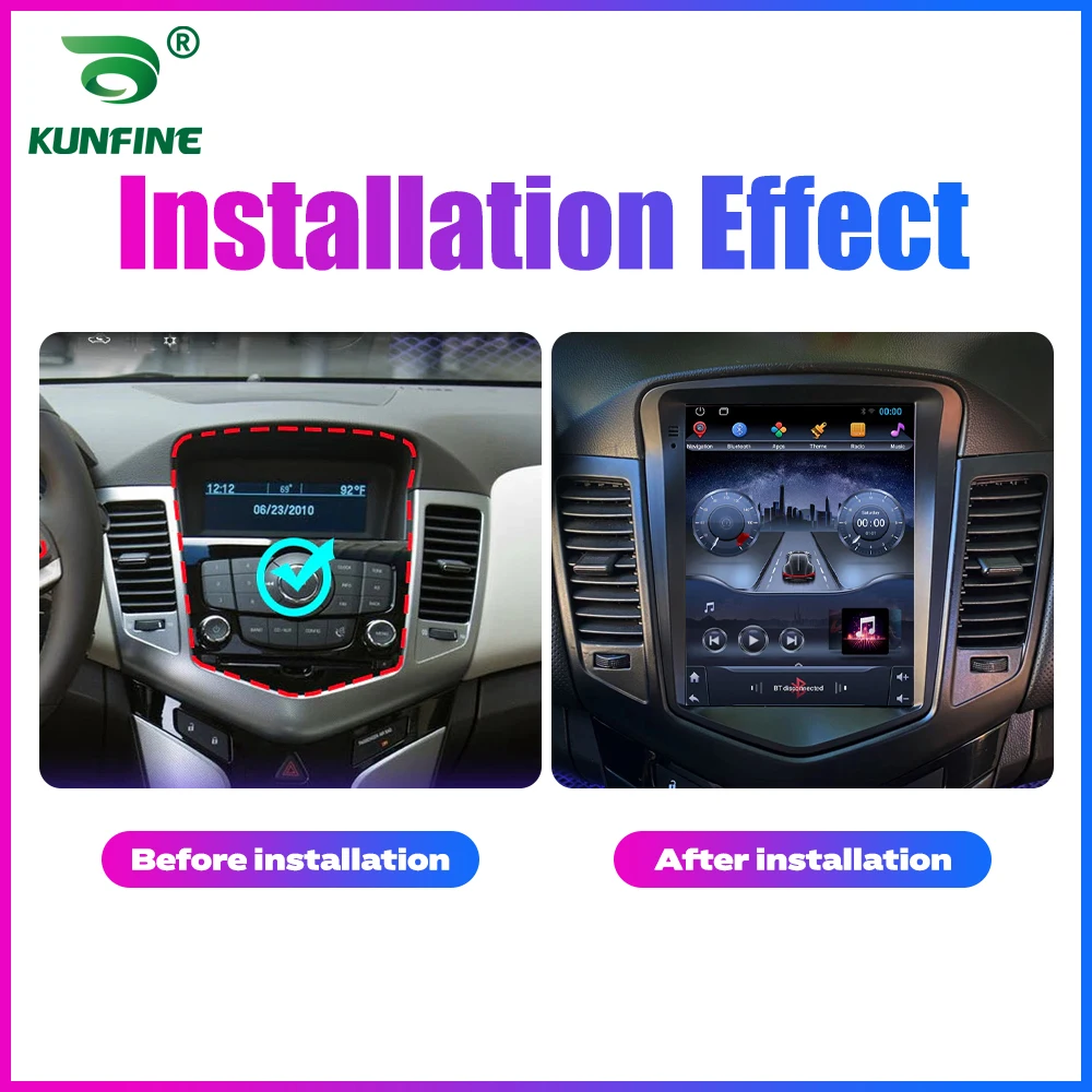 9.7" Android 13 Car Stereo For Chevy Cruze 2009-2015 - Wireless CarPlay/Android Auto Double Din Radio