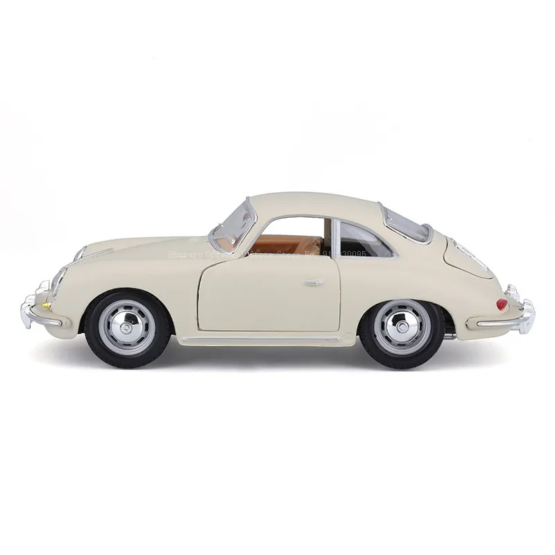 Bburago 1:24 Vintage car 1961 Porsche 356B Coupe racing Alloy car