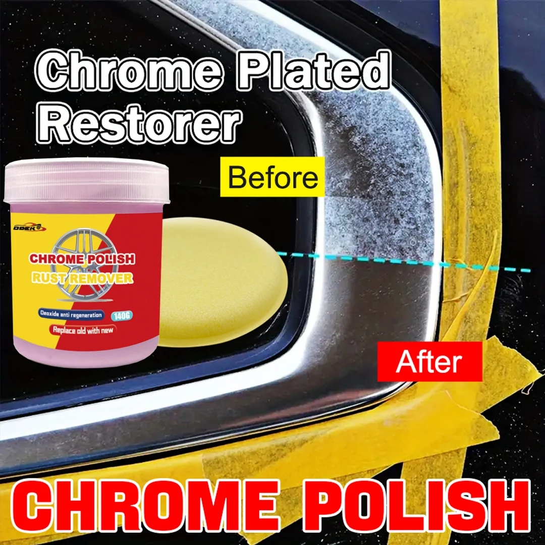 Car chrome-plated repair paste metal polishing rust removal 140g