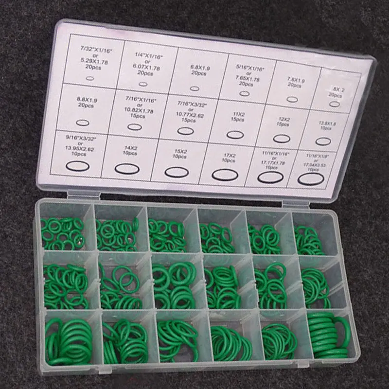 270pcs Air Conditioning Hnbr O Rings Car Auto Repair Tools Rubber Air Conditioning Refrigerant