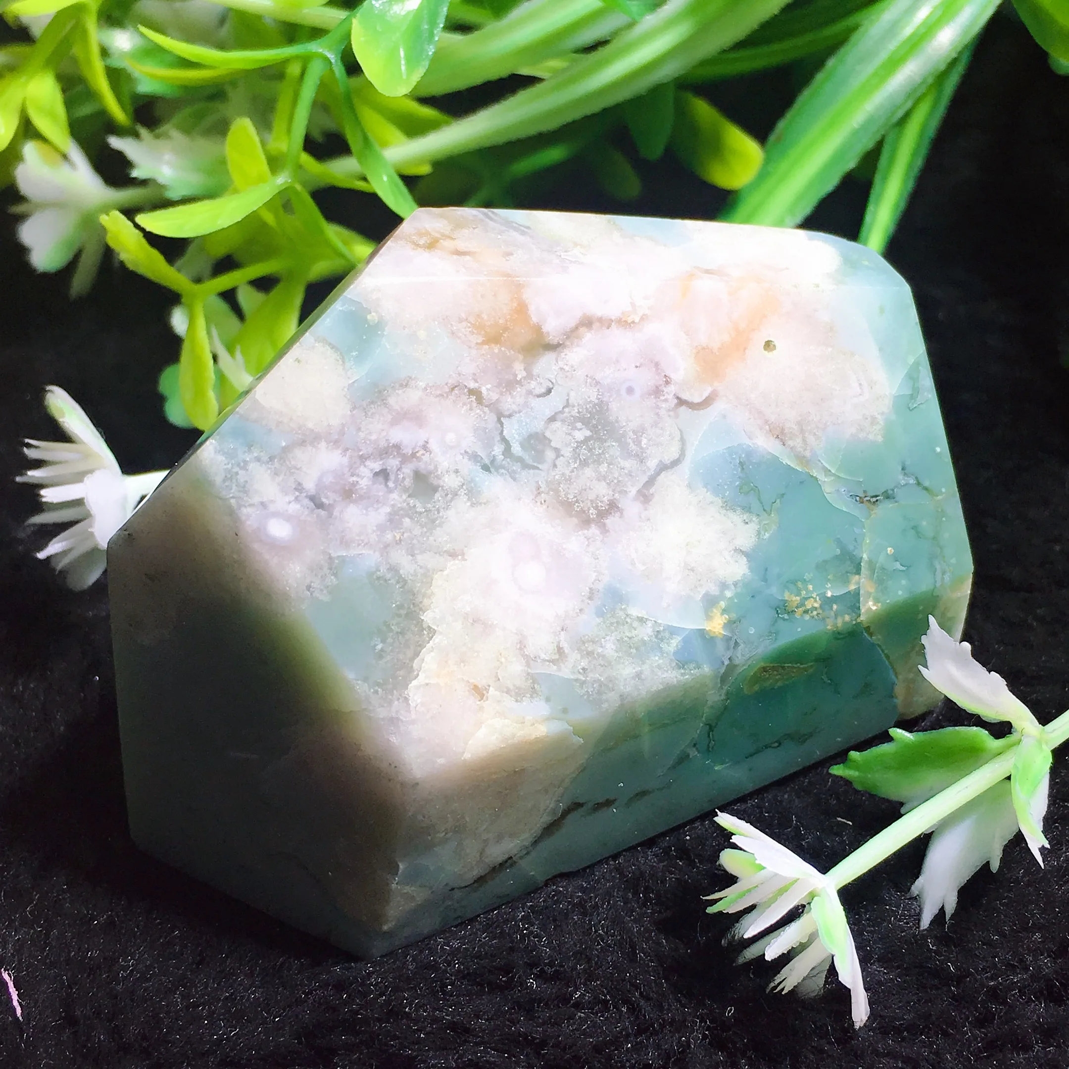 Green Flower Agate Freedom 2414