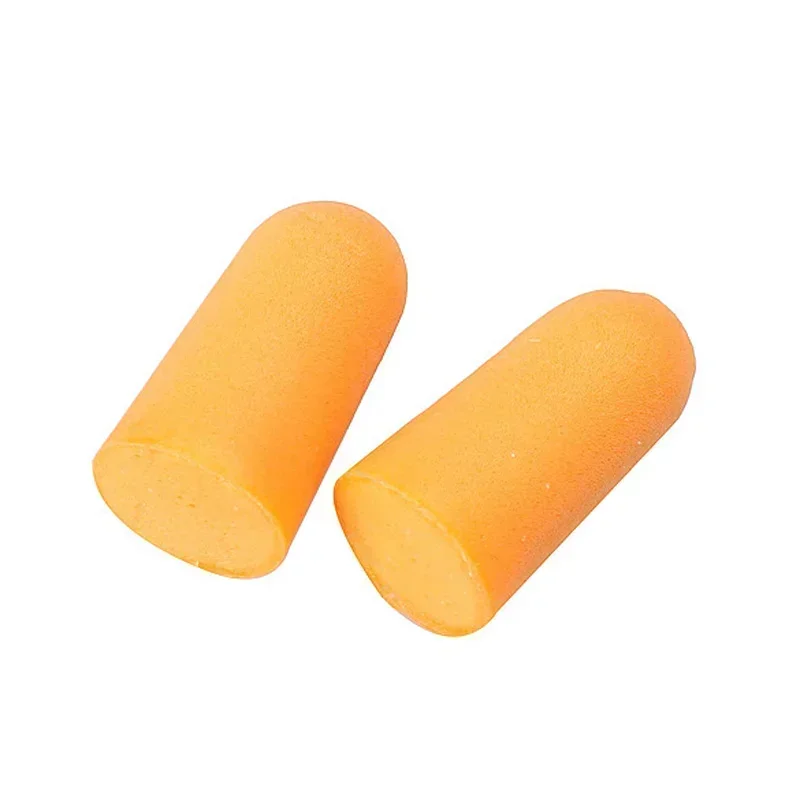 MOONBIFFY-tapones para los oídos de espuma naranja suave, Tapones Cónicos de viaje para dormir, prevención de ruido, reducción de ruido para viajar y dormir, 10 pares