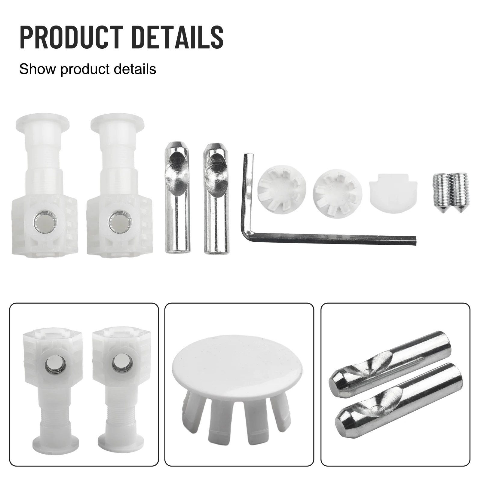 Wall Mounted Toilet Fixing Screws Bolts Kits Install Nylon Locking Back Connector Toilet Foot Mounting Screws Universal Accessor toilet tank fixing kit