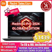 Xiaomi Redmi G Pro Gaming laptop 2024 Core i9-14900HX/i7-14650HX RTX 4060 RAM 16GB/32GB DDR5 1TB SSD 16-inch 240Hz Screen PC 1