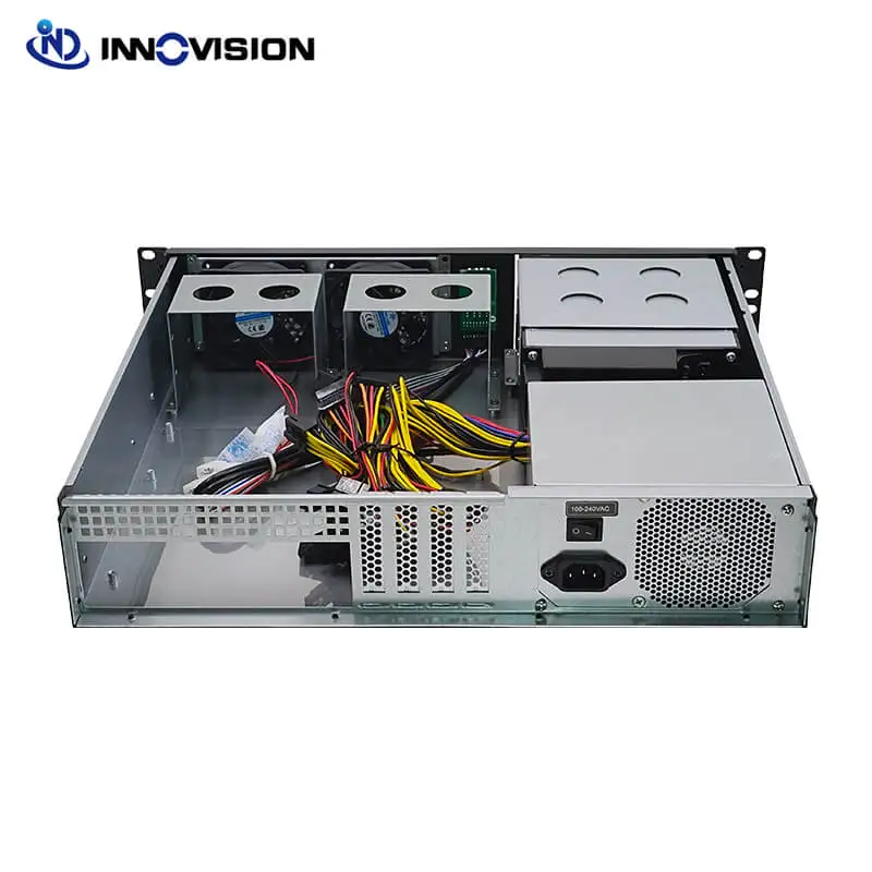 Ultra short 2U case L390 support ATX Powersupply mirco ATX Motherboard with 3 bays HDD Hotswap 2U firewall gateway DVR NAS case