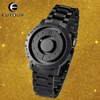 EUTOUR Magnetic Ball Watch Men Luxury Brand Famous Men's Quartz Wrist Watches Waterproof Quartz Wristwatches Relogio Masculino 1