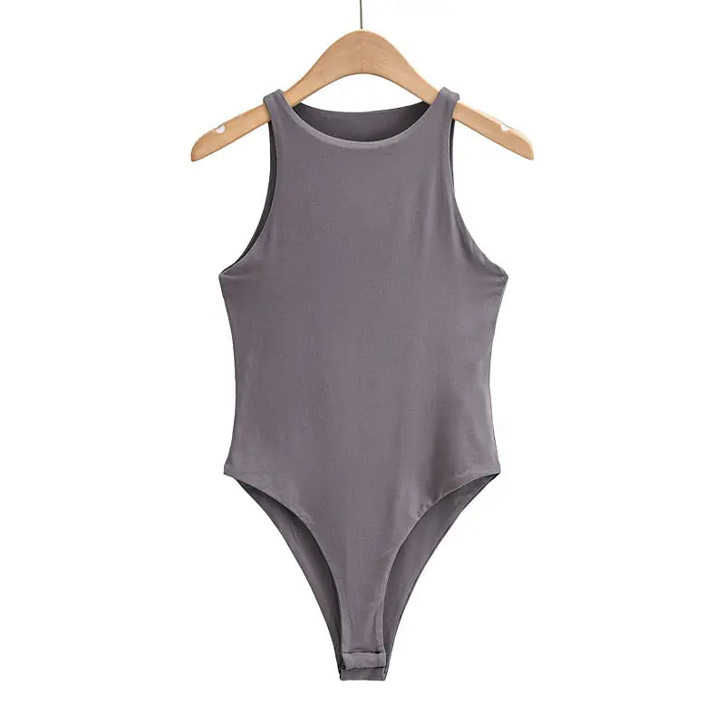 Women body suit casual Sexy Slim beach Jumpsuit Romper girl Bodysuit solid suit clothes clothing catsuit top 2023