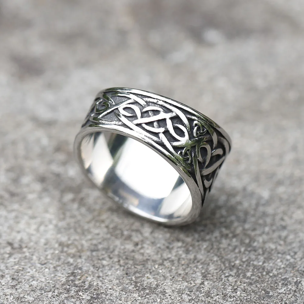 アクセサリー norihiko 2022 NEW Men's 316L stainless-steel rings Vintage Viking