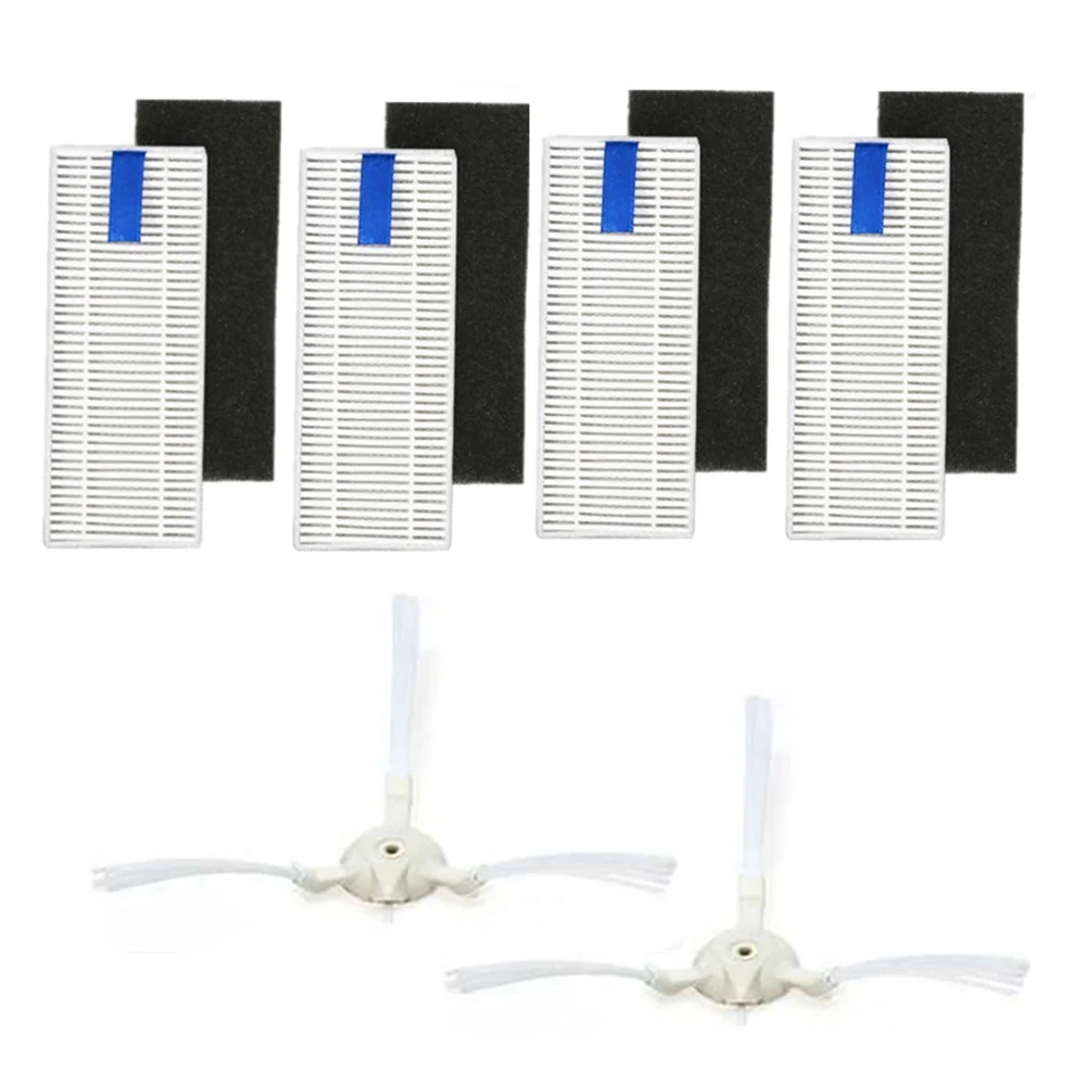 

FilterS Side BrushES For Tefal Rg6875 Robotic Vacuum Cleaner Spare Replacement Side Brushes Filter Sweeping Parts Home Cleaning