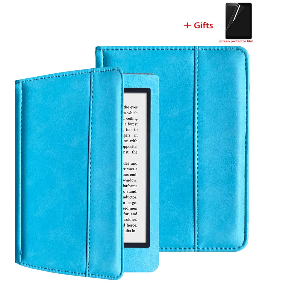Flip Case for Kobo Glo ebook Reader Leather Cover Model N613 Protective Case with Magnet Closure Auto Sleep Gift Screen Film ereader case ereader cover