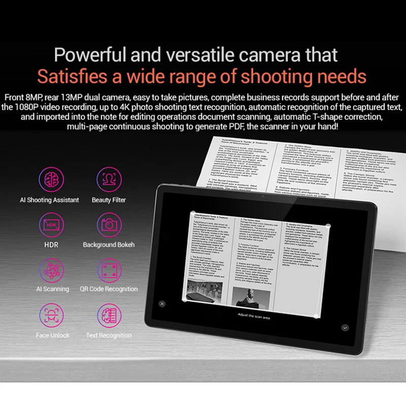 Global Rom Lenovo Tab K10 M11 Wifi MTK Helio G88 Zhaoyang Multi Language 10.95-inch 90hz 400nits Face Recognition 7040mAh 6