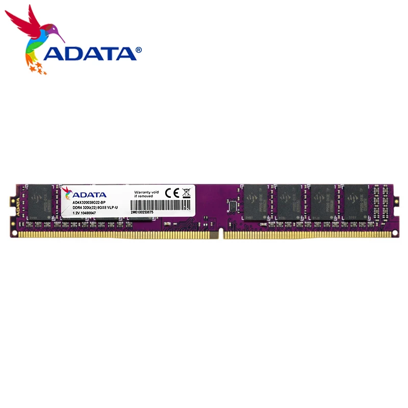 Adata-vlp Módulo Ram para Computador Desktop Único 288pin Perfil Muito Baixo Ram 3200mhz 3200mhz 8gb 16gb Original - Imagem 5