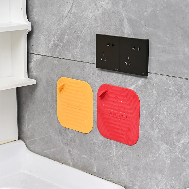 Silicone Floor Drain Deodorant Pad Kitchen Sink Strainer Toilet Pad Bathroom Anti Odor Sewer Deodorant Cover Water Stopper floor drain deodorant silicone drain stopper drain stopper