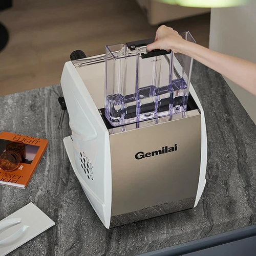 Gemilai 상업용 자동 급수 커피 메이커, 이탈리아 에스프레소 머신, 전기 카푸치노 커피 머신, 15 바 3