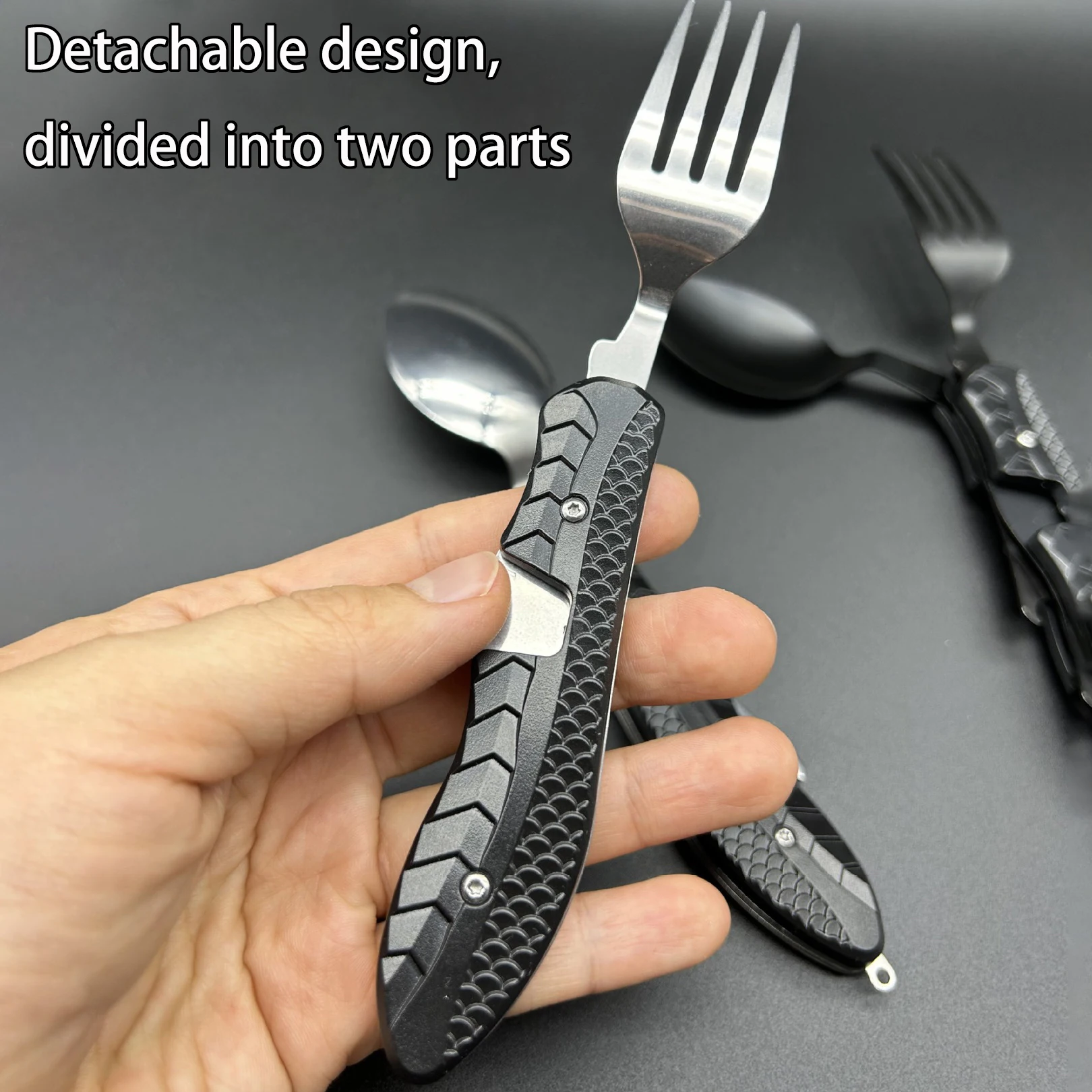 3-in-1 Camping Cutlery 2