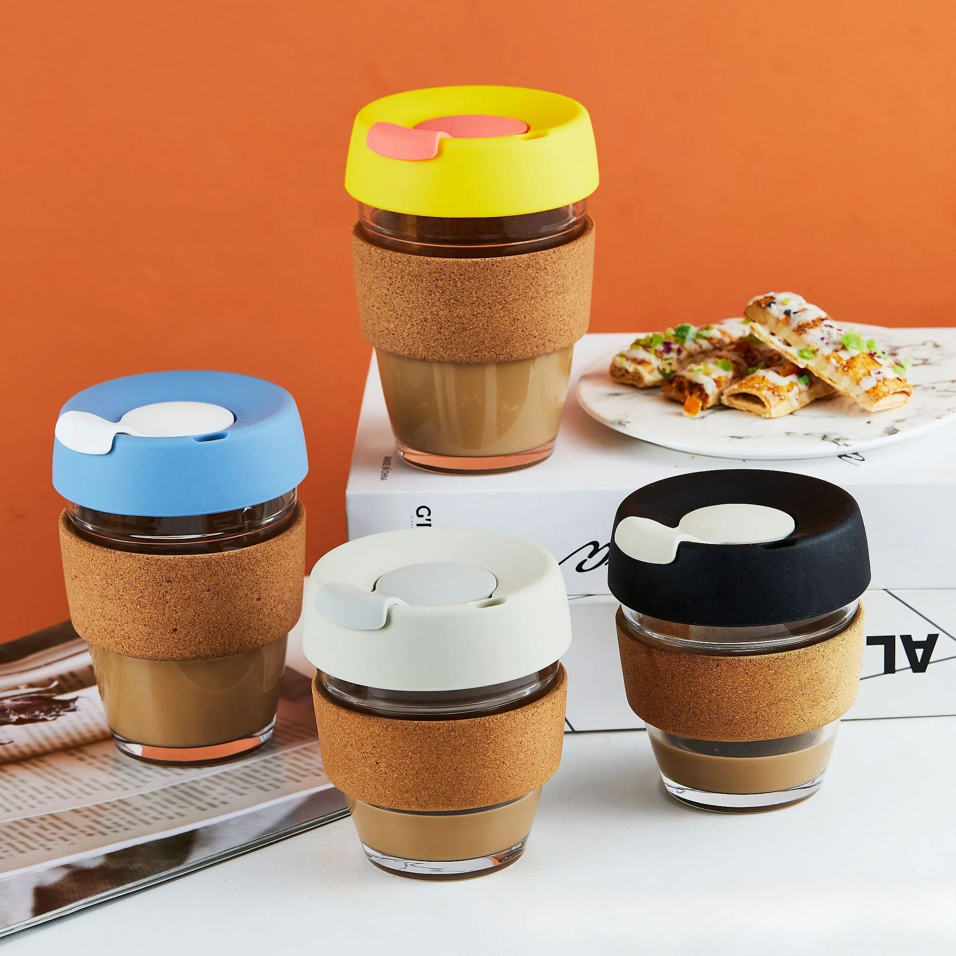340/540ml Glass Coffee Cup Anti-scalding Transparent Mug Milk Whiskey Tea Beer Double Creative Heat Resistant Wine Mug Drinkware