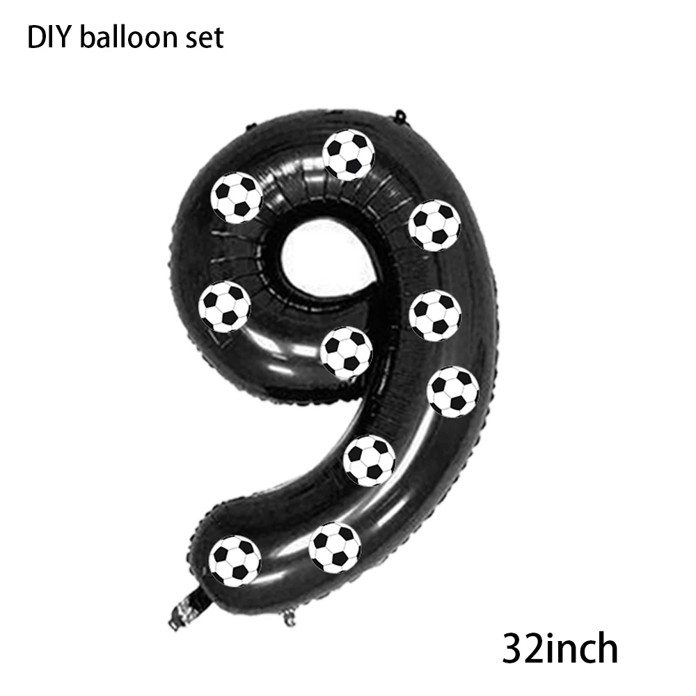 Fußball-Geburtstagsballon-Set Fußball-Party-Dekoration Jungen-Geburtstagsdekoration Fußball-Themen-Geburtstagsparty-Dekoration – Detail 5