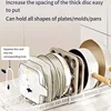 Rack Household Kitchen Countertop Retractable Place Bowl Dish Shelving Household Multifunctional Dishware Drain Storage Artifact 3