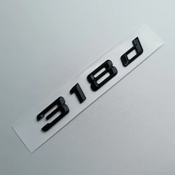 Premium 3D ABS Black Emblem Letters Sticker (318d)
