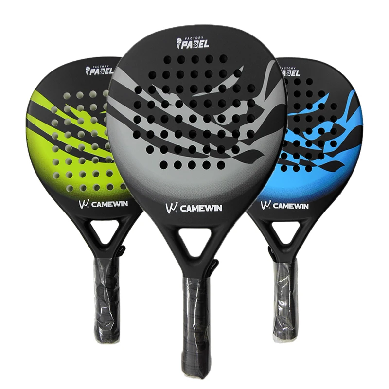

Carbon fiber beach tennis racket EVA core color matte carbon fiber beach racket can be matched with tennis