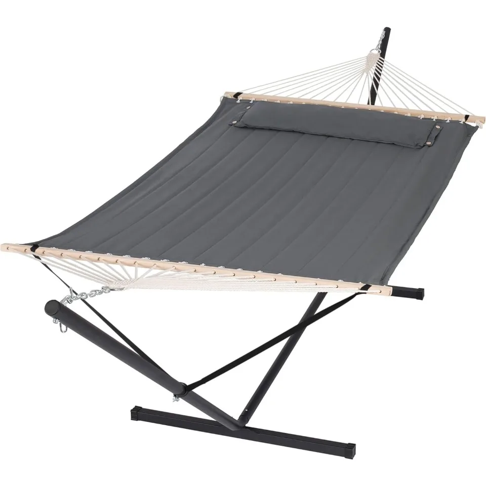 Heavy Duty Portable 2 Person Hammock with Stand