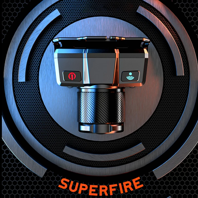 SuperFire HL25 كشافات قوية الاستشعار العلوي مع الم...