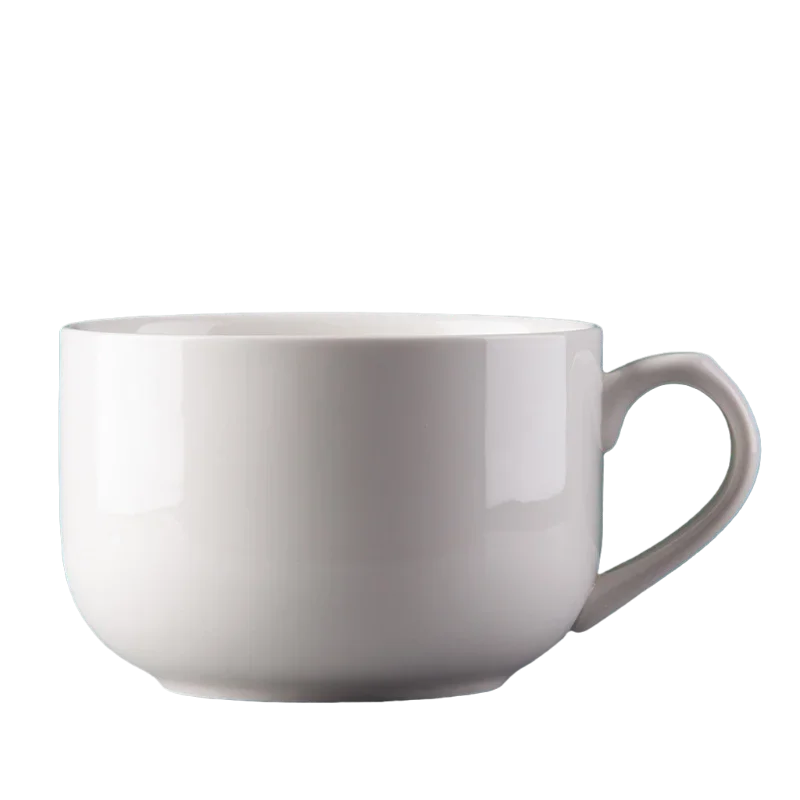 Large Capacity Ceramic Mug with Handle - Perfect for Coffee, Breakfast, or Instant Meals