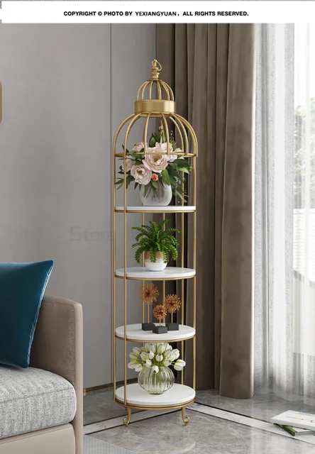 Reasonably Priced Richness Modern Bird Cage Shaped Plant Flower