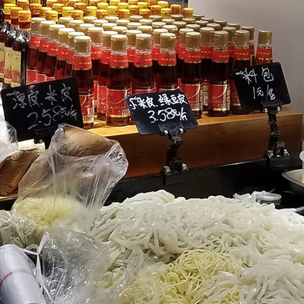 1Pcs 과일 가격표 홀더 프리미엄 소재 경량 휴대용 광고 클립 적합한 상점 레스토랑 슈퍼마켓 디스플레이