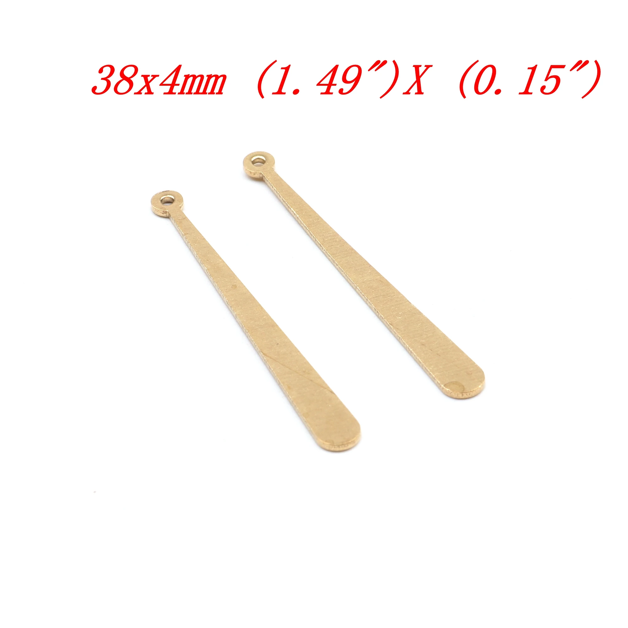 Gehämmerte Charms, tropfenförmiger Messinganhänger, Zubehör für DIY-Ohrringe, Halskette, Armband, DIY-Herstellung, Schmuckzubehör – Detail 6