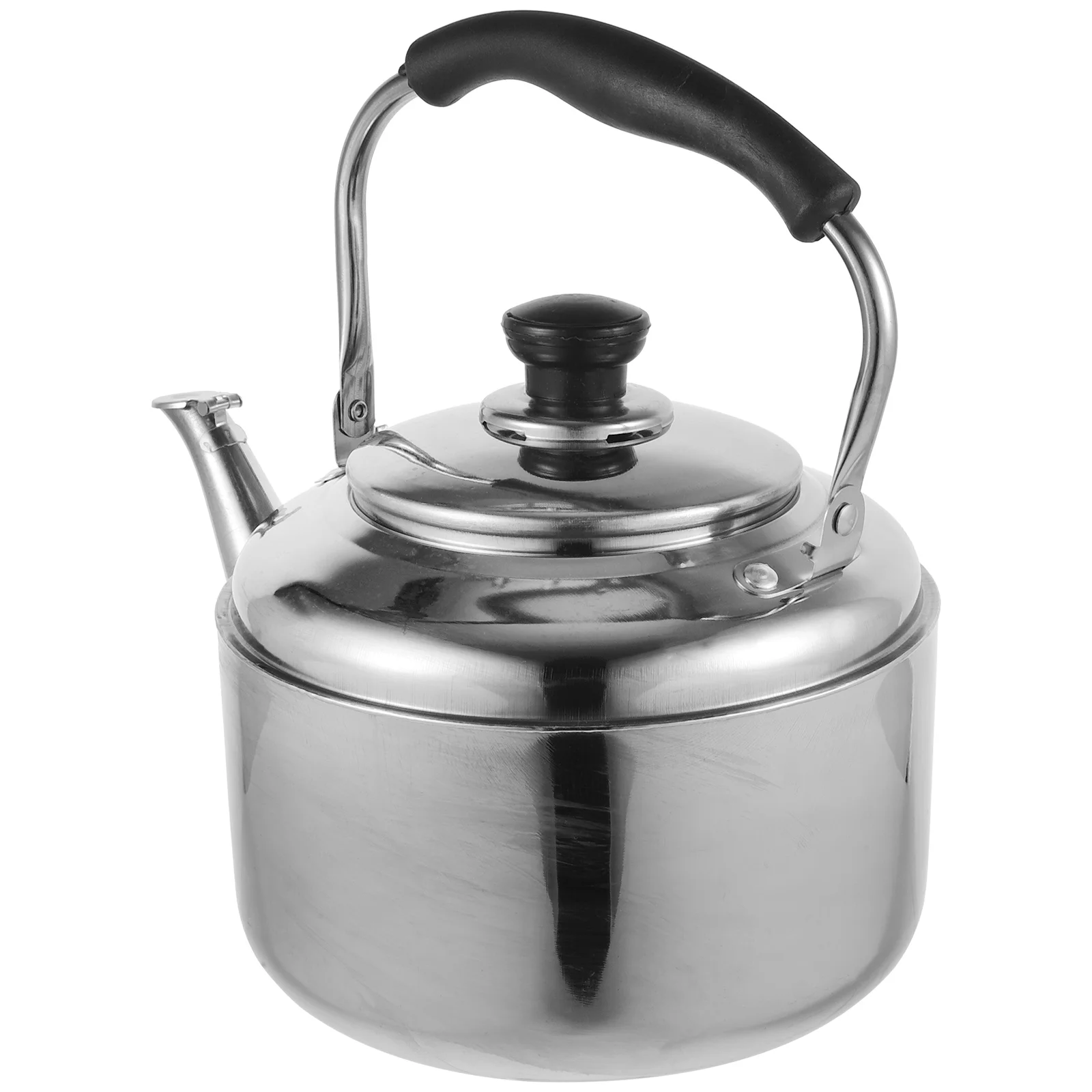 

Stainless Steel Kettle Large Capacity Tea Portable Teakettle Whistling Electric Stove Water Heating Pot Household Stovetop