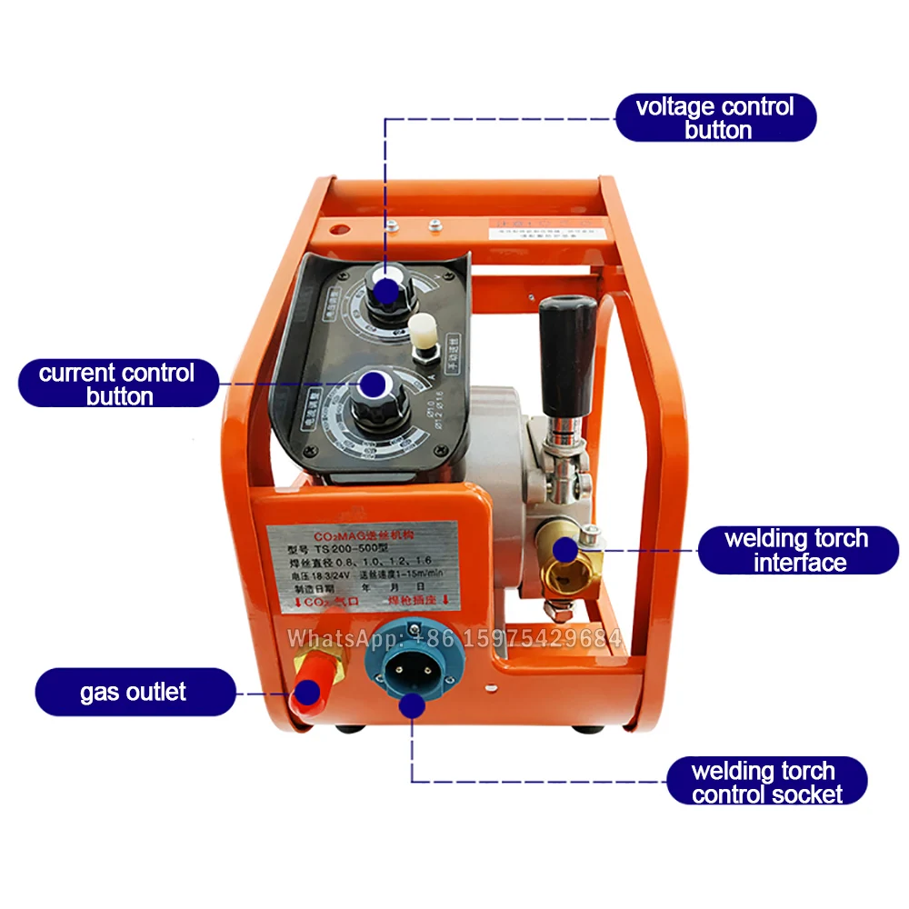 Panasonic KR NBC 350A 500A MIG MAG Welding Wire Feeder Single Or Dual Drive 18.3V/24V CO2 Gas Shielded Welding Wire Feeder 4
