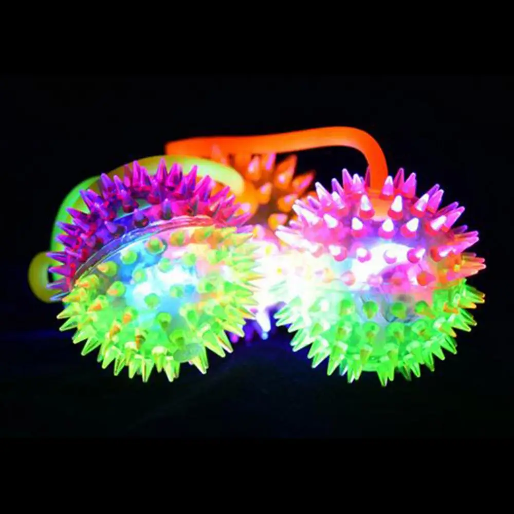 LED Leucht-Gummiball, Spassball, Kleiner Kinder LED-Ball