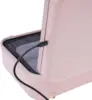 13.4 Inch Travel Makeup Case with Large Lighted Mirror Partitionable Cosmetic Bag Waterproof Portable Cosmetic Organizer (Pink) 3