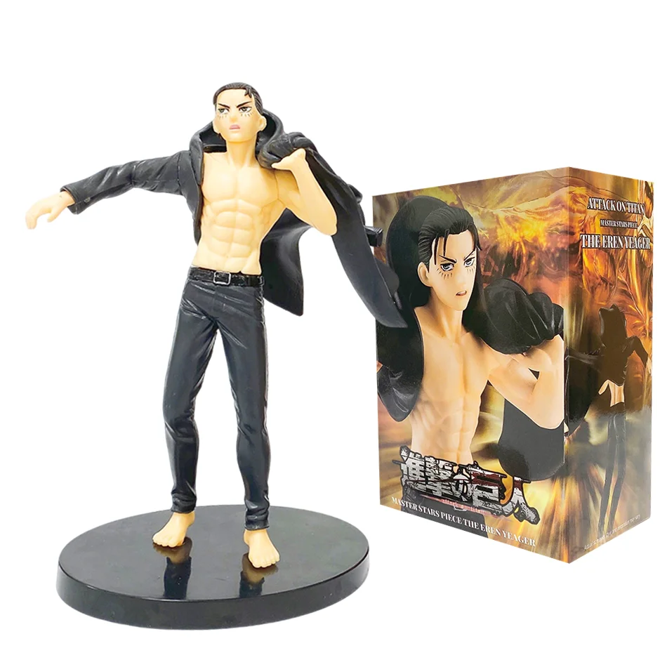 Giant Attack on Titan Collectible Anime Figure - Handmade Eren Jaeger/Levi Action Ornament Gift