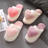 Autumn Winter Women Heart Shaped Home Slippers Ladies Fashion Indoor Warm Fluffy Slides Females Cute Casual Non-slip Plush Shoes 3