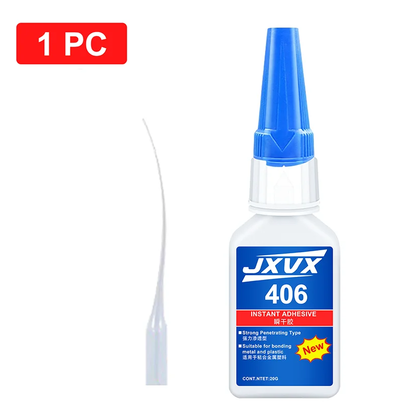 Advanced 5-Pack Super Strong Adhesive: Rapid 10-Second Drying, Waterproof, and Versatile Bonding Solution