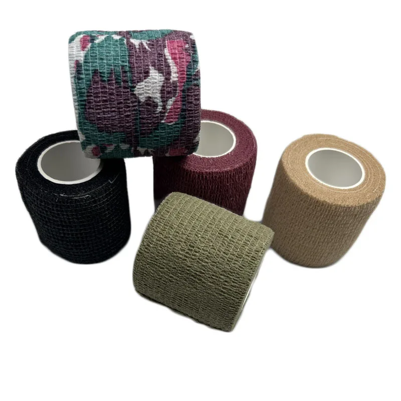 Elastic Self Adhesive Bandage for Finger Wrist Ankle Breathable Sport Fixer Tape Medical Camouflage Wrap Pet Animal