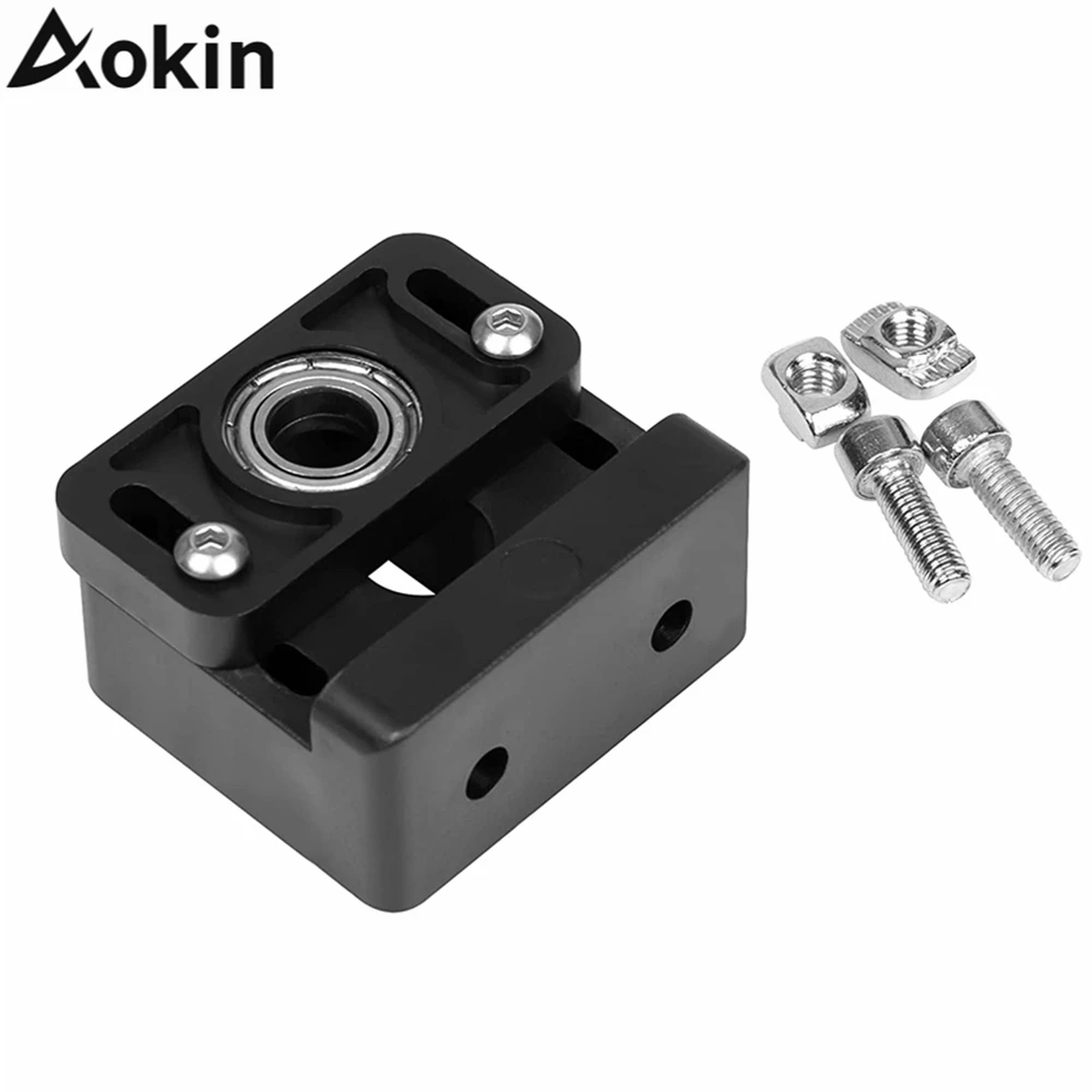 Aokin Z Axis T8 Lead Screw Fixing Block Plastic 3D Printer Lead Screw Fix Mount For CR-10 Ender 3 T8 Z-Rod Bearing Holder Frame