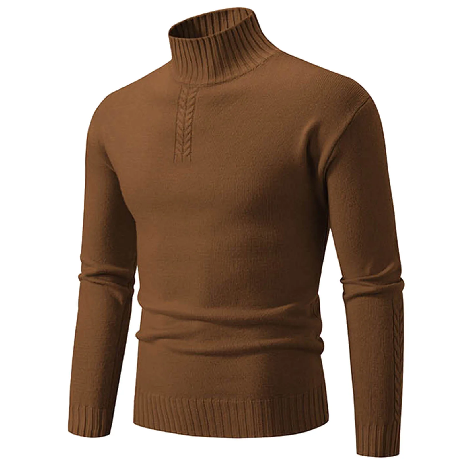 Mens Sweater Turtleneck Autumn Winter High Neck Long Sleeve Sweater Knit Pullovers Slim Knitwear Oversized Knitted Sweaters Male cowl neck knitted sweater men pullover mens long sleeve winter sweaters men sueter hombre korean style slim fit male pull homme