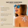 Sunscreen Cream for Face and Body Spf 50+ UV Protective Sun Block Isolation Anti Oxidant Waterproof Moisturizing Skin Sunblock 5