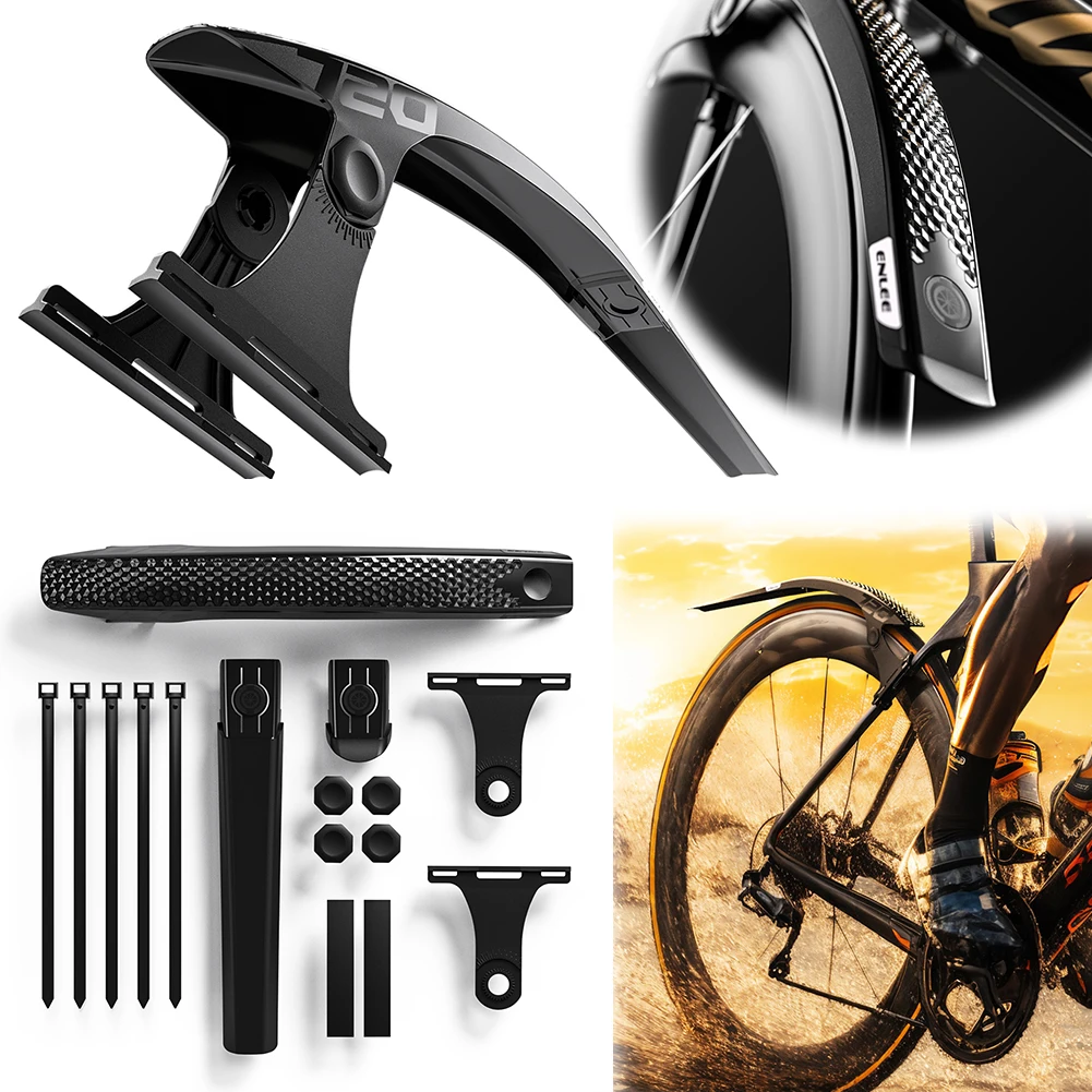 Bicycle Mudguard Strong Toughness Bike Tire Wheel Mudguard Universal Road Bike Wheel Fenders for Front Rear Wheels Below 38mm