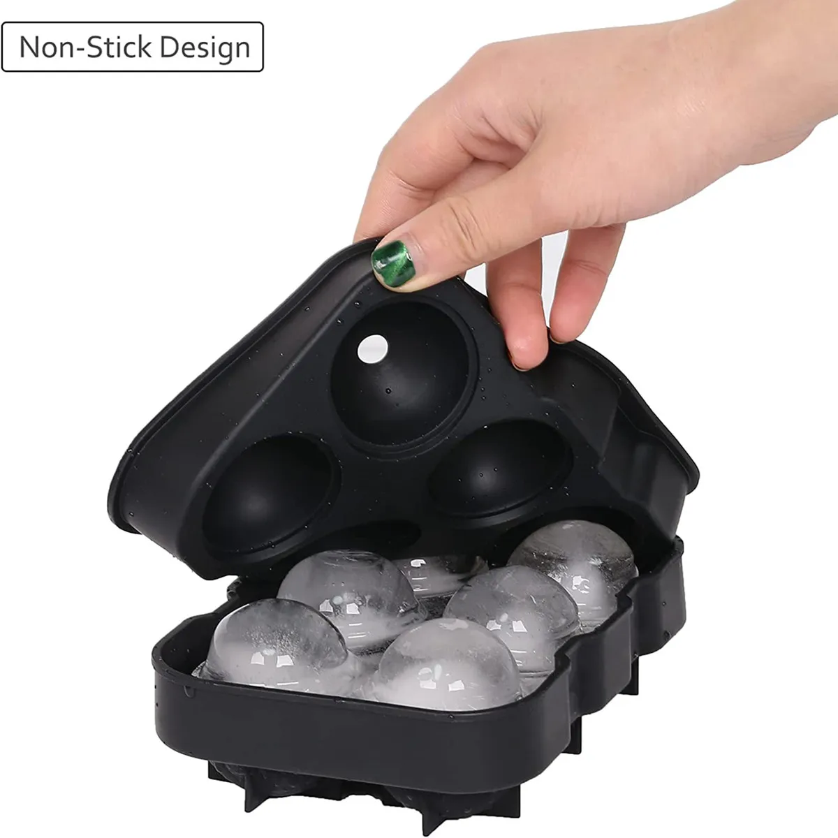 Dropship Whiskey Ice Ball Mold Freeze Ball Shaped Ice Cube Silicone Ice  Tray Light Bulb Round Ball Home Made Ice Ball to Sell Online at a Lower  Price