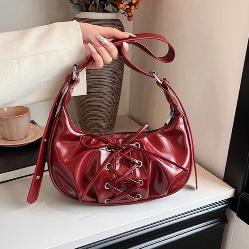 Shoulder Bag for Women Girls Trendy Evening Clutch Purse Pu Leather Under the Arm Purses Slings Bag Handbag Saddles Bag bolsos