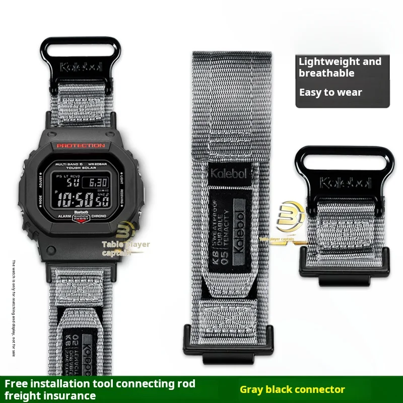 Enhanced Sports Nylon Canvas Watch Strap - Dive Bracelet