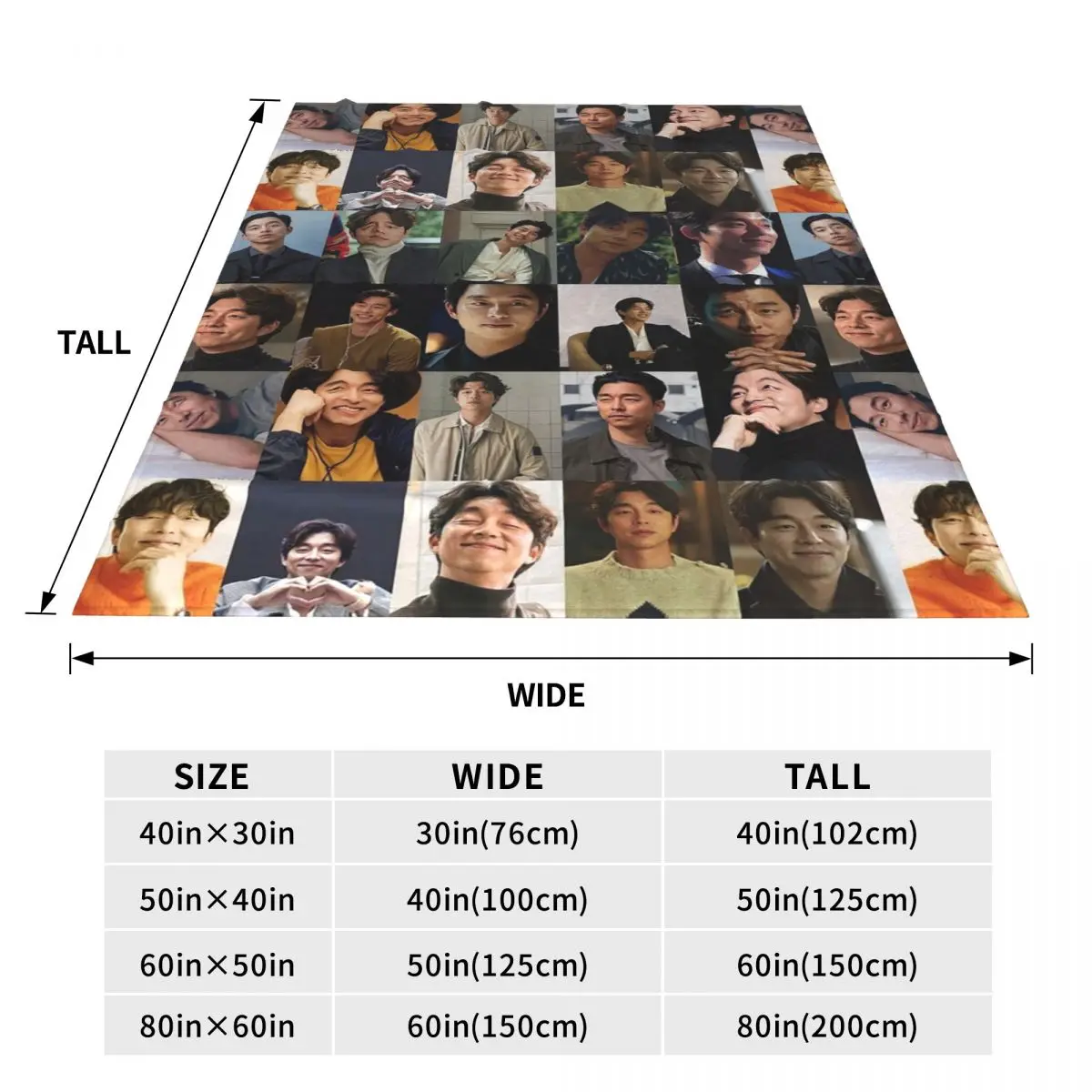 Gong Yoo 1 Blanket Fleece Portable Sofa Throw Blankets For Home Bedroom Office Throws Bedspread Quilt 3