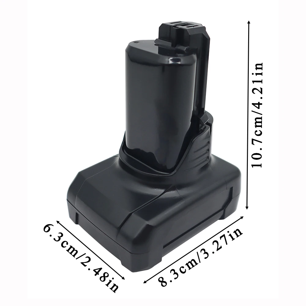 Dawupine BAT411 리튬 이온 배터리 플라스틱 케이스 PCB 충전 보호 보드 하우징 쉘 박스 Bosch 10.8V 12V BAT412A BAT413A