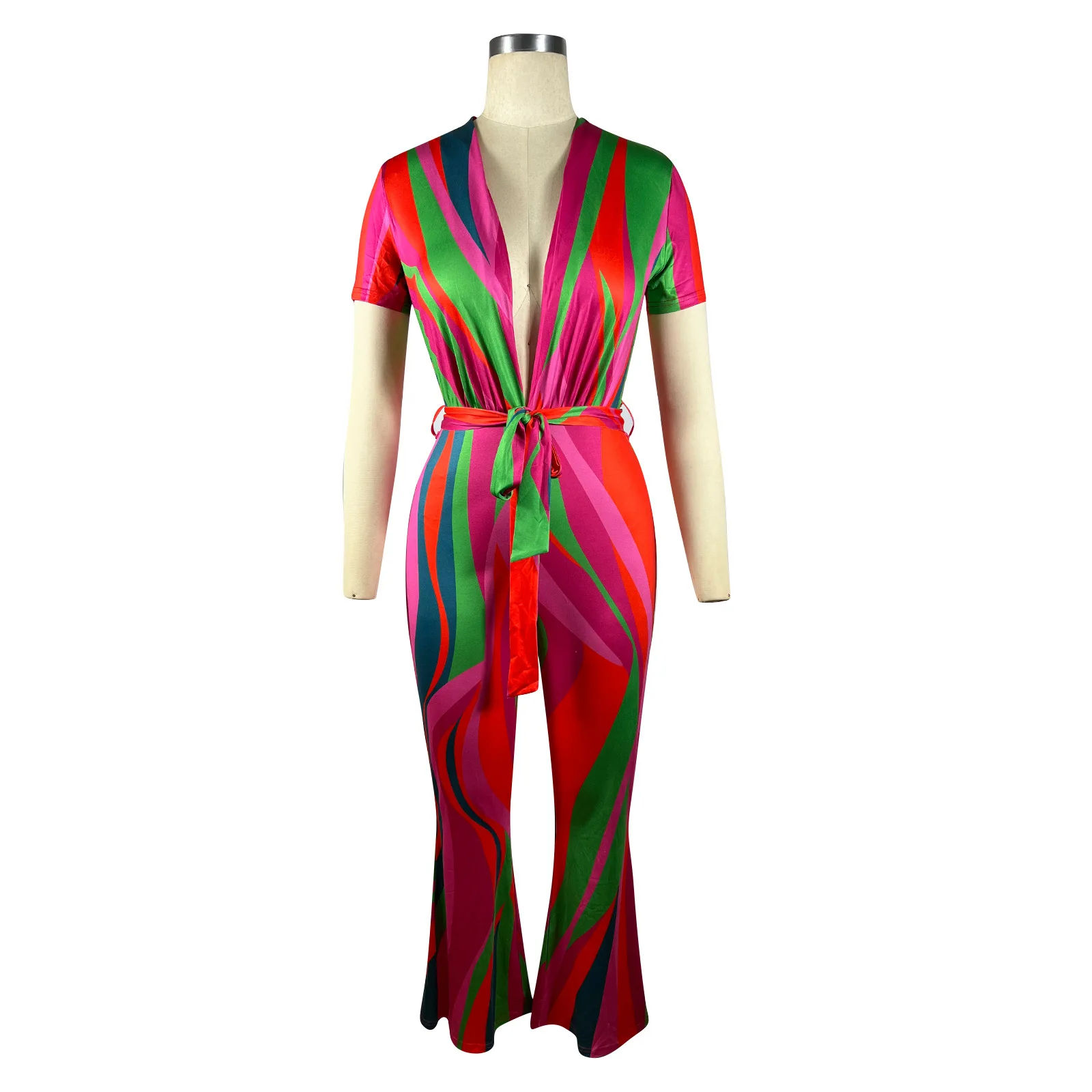 Title 2, Womens Fashionable Contrasting Striped Printed...